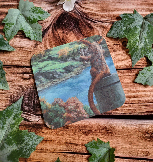 Coaster with a detail from my painting 'Autumn'